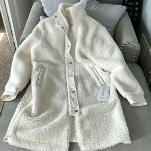 NWT ATHLETA SHERPA COAT